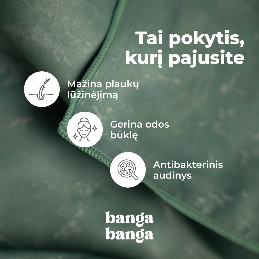 Vonios rankšluosčių komplektas - Emerald
