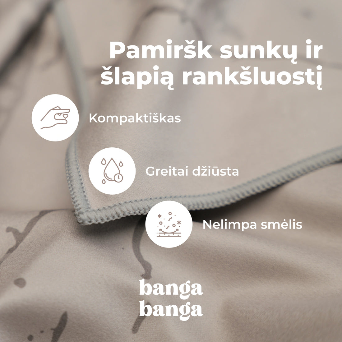 Paplūdimio rankšluostis - Dunes