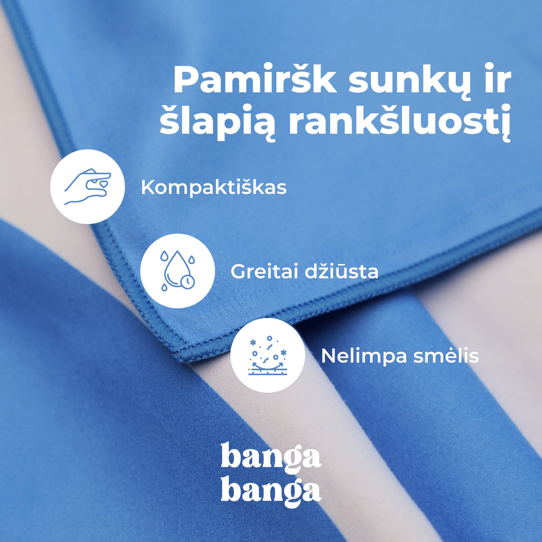 Paplūdimio rankšluostis - Aqualis