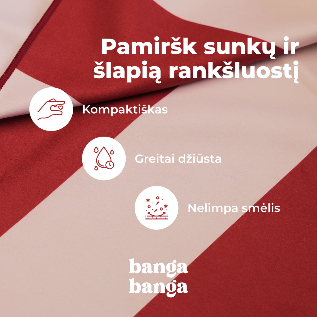 Paplūdimio rankšluostis - Marlen